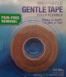 roll of medical tape in packaging